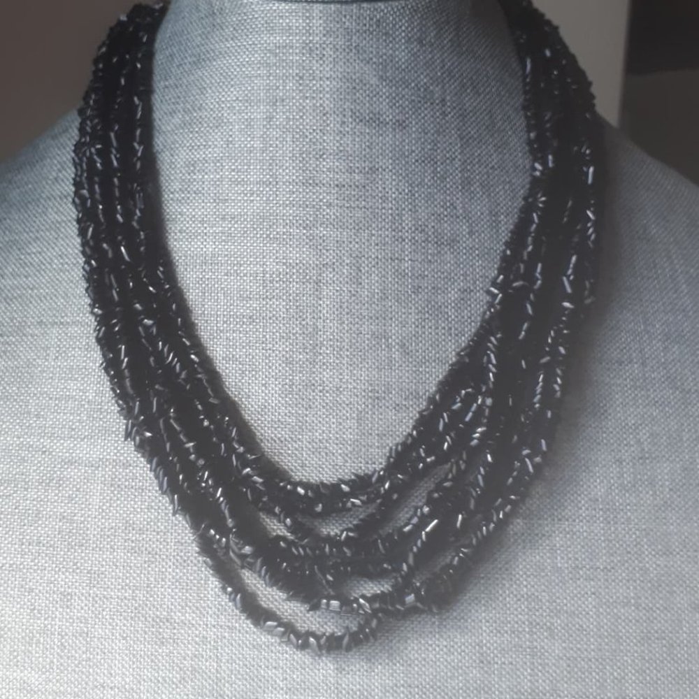 Vintage Bakelite Multi-strand Necklace 1940s - 1950s